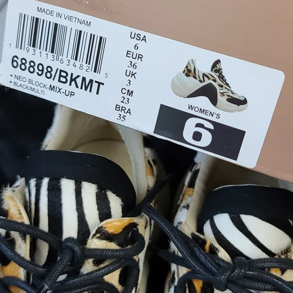 MARK NASON Leopard and Zebra Print Sneaker - Picture 8 of 8